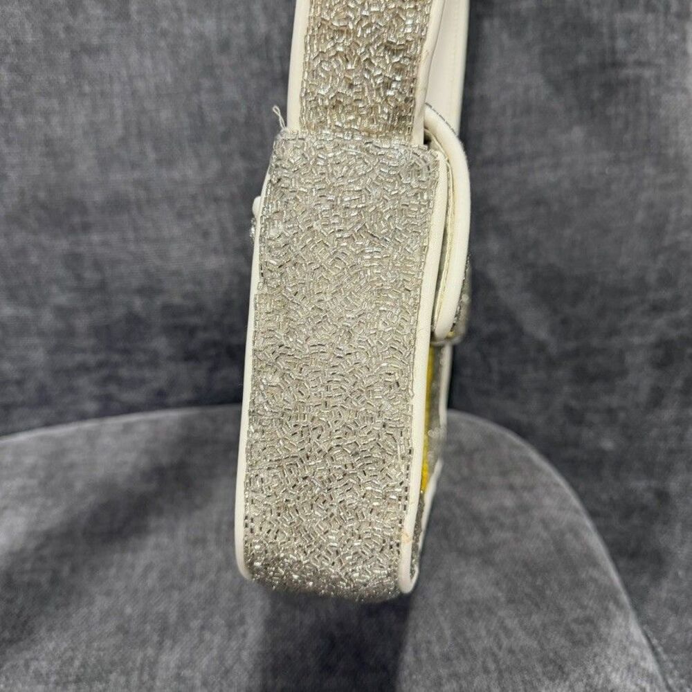 STAUD Tommy Beaded Floral Shoulder Bag Ducks Not in a Row - Picture 2 of 16